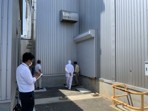 食品工場の床面積拡張工事①～佐賀県